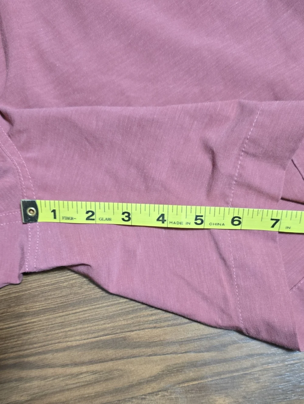 Faherty All Day Shorts 7" Inseam Hybrid Shorts MSC0013 - Rosey Red - Picture 8 of 10